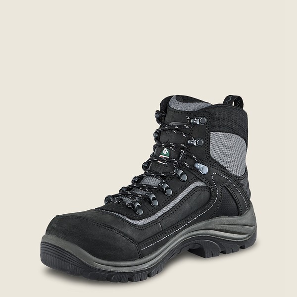 Red Wing Hiking Boots Trades - 6-Inch Waterproof Csa Safety Toe - Svart/Grå - Dame 8579-WLJIQ